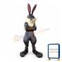 Power Bunny Mascot Costume