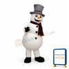 Friendly Snowman Mascot Costume