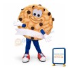 Happy Cookie Mascot Costume