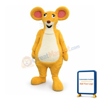 Yellow Mouse Mascot Costume