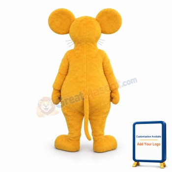 Yellow Mouse Mascot Costume
