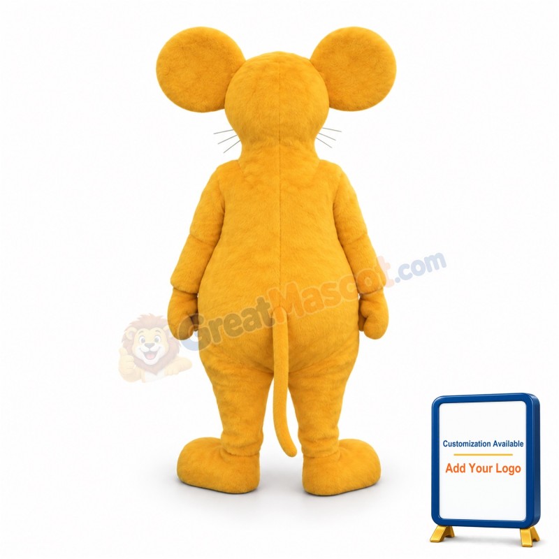 Yellow Mouse Mascot Costume