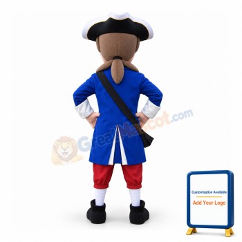 Cute Patriot Mascot Costume