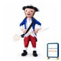 Cute Patriot Mascot Costume