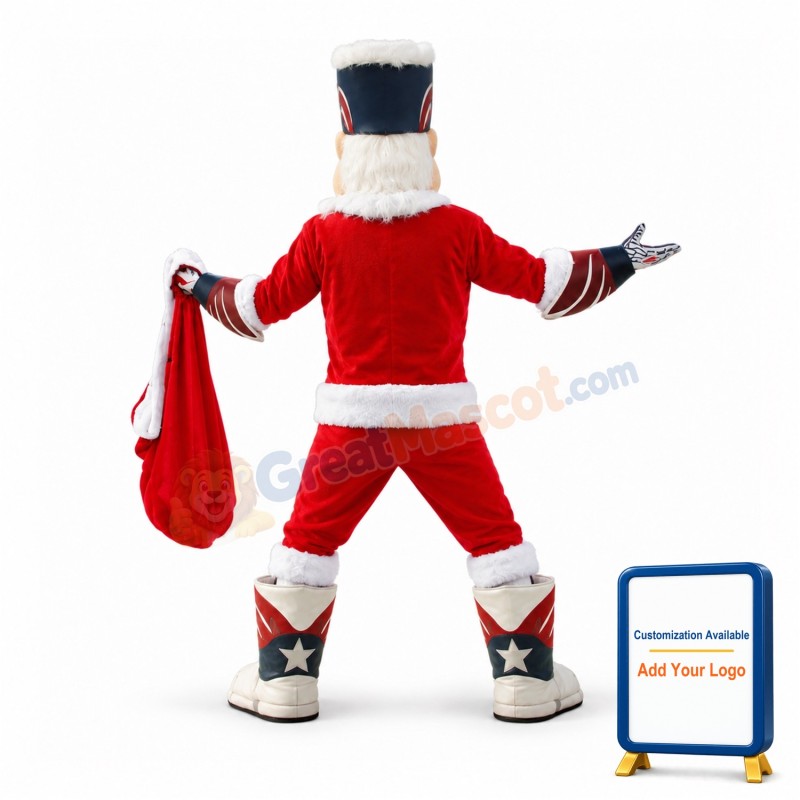 Christmas Patriot Mascot Costume