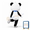 Funny Panda Mascot Costume