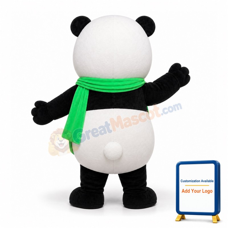 Happy Panda Mascot Costume