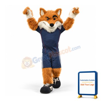 Power Sport Fox Mascot Costume
