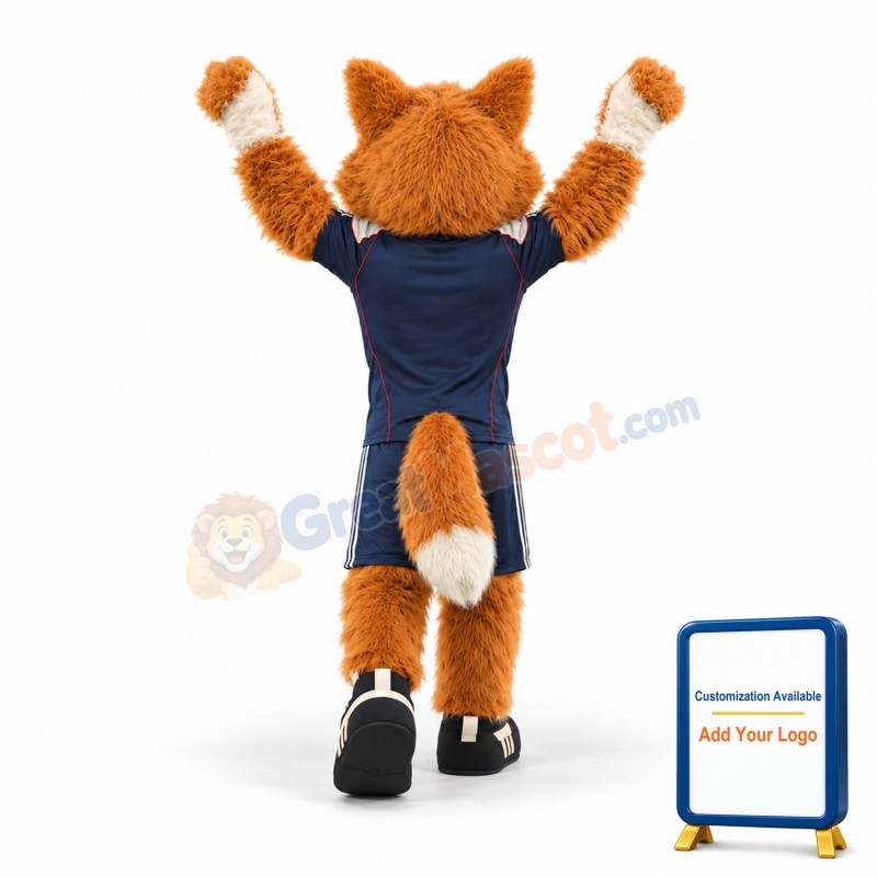 Power Sport Fox Mascot Costume