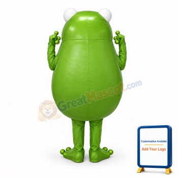Funny Green Frog Mascot Costume