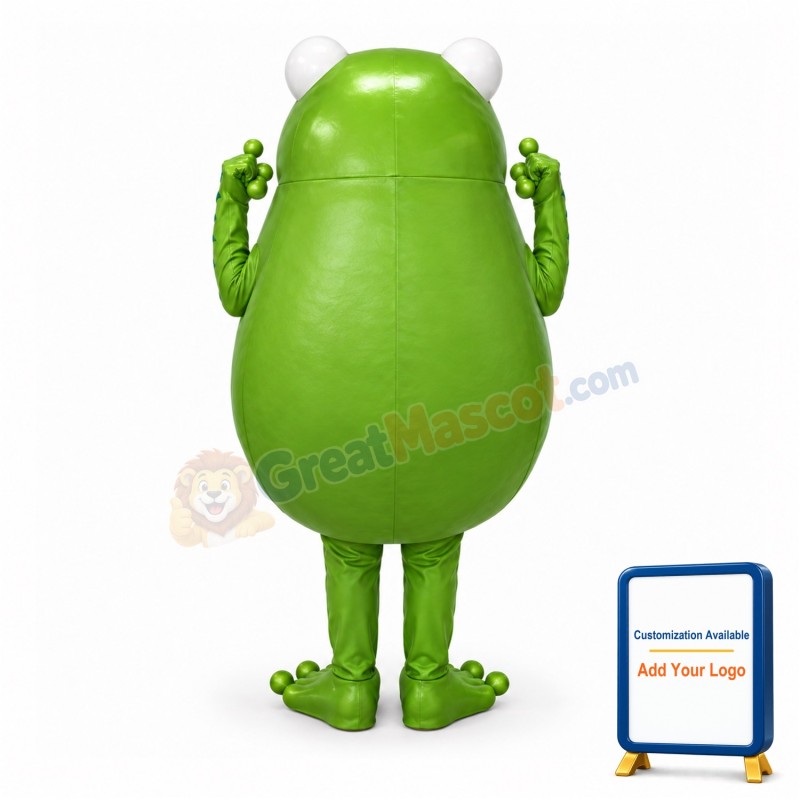 Funny Green Frog Mascot Costume
