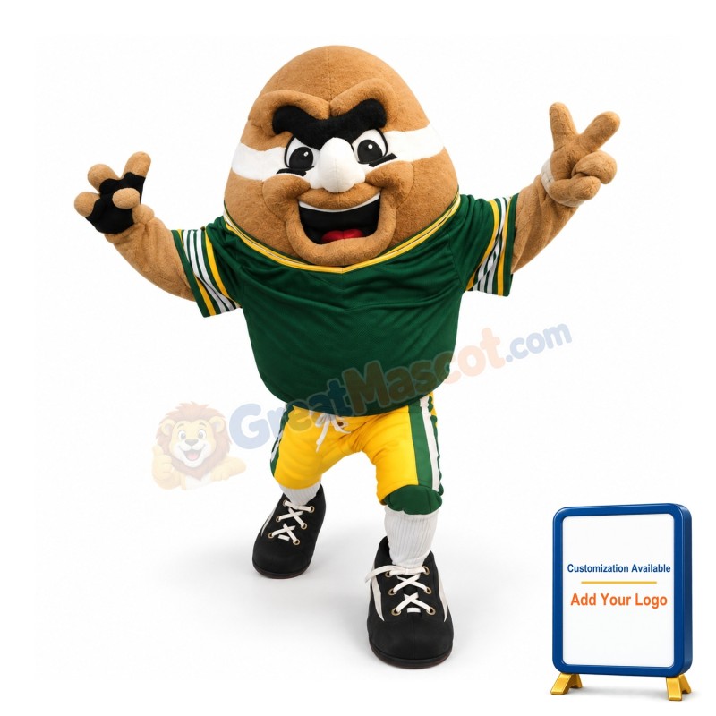 Power American Football Mascot Costume