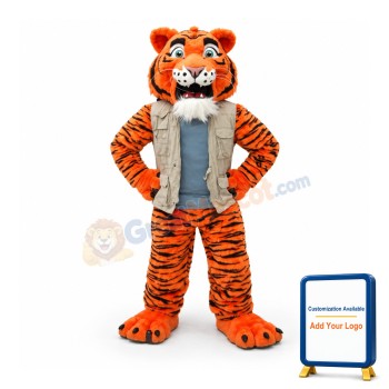 Power Tiger Mascot Costume
