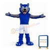Sport Blue & Grey Wolf Mascot Costume