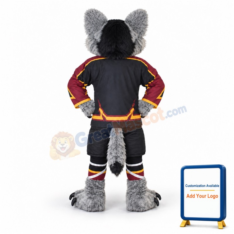 Fierce Wolf Mascot Costume