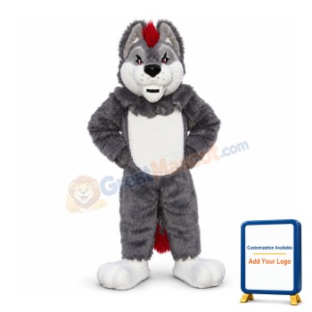 Sport Grey Wolf Mascot Costume