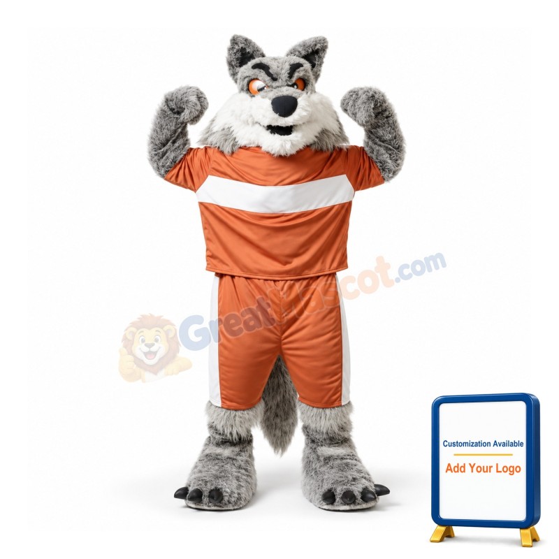 Power Wolf Mascot Costume