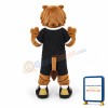 College Friendly Wolf Mascot Costume