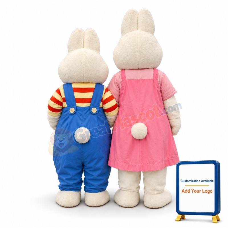 Max & Ruby Bunny Mascot Costume