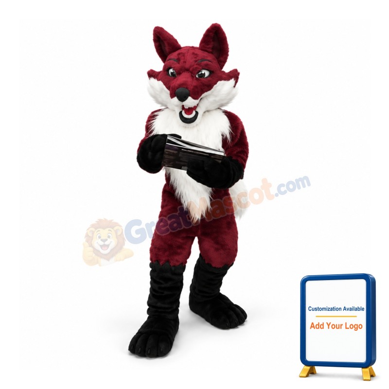 Red Fox Mascot Costume