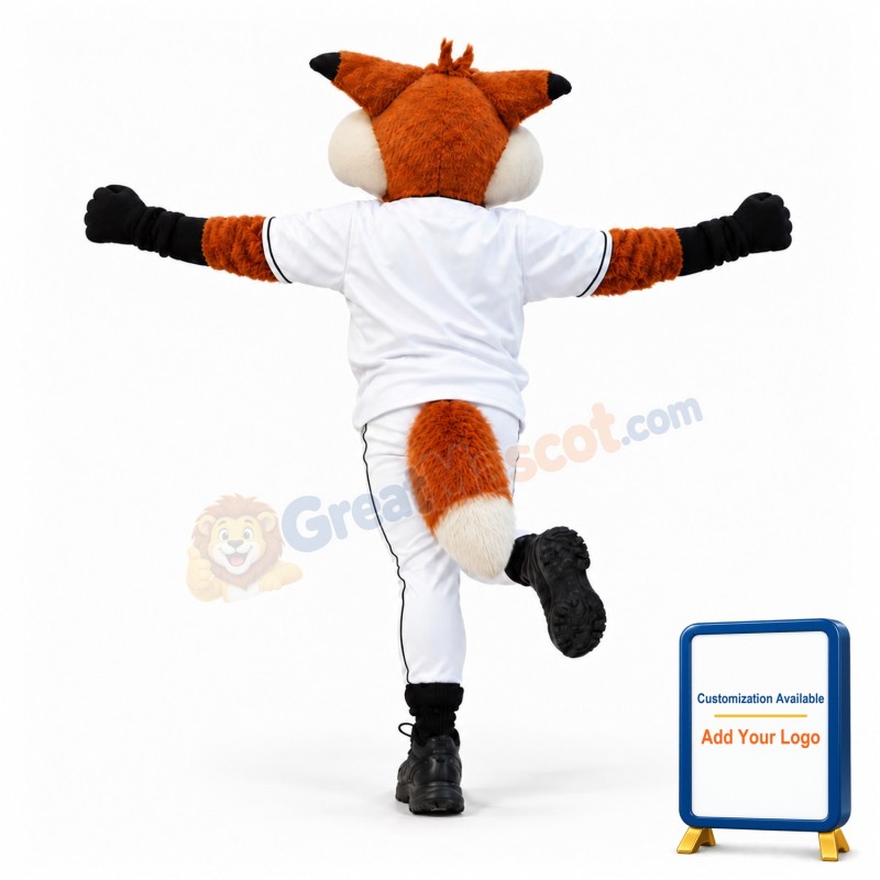 Power Sport Lightweight Fox Mascot Costume