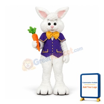 Super Cute Easter Bunny Mascot Costume