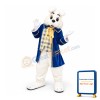 Blue Suit Easter Bunny Mascot Costume