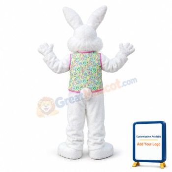Happy Lightweight Easter Bunny Mascot Costume