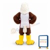 Friendly Sport Eagle Mascot Costume