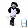 Black College Hawk Mascot Costume