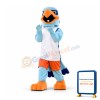 Blue Sport Eagle Mascot Costume