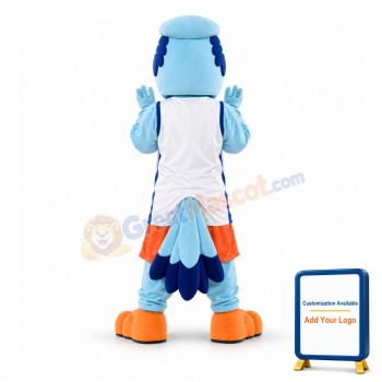 Blue Sport Eagle Mascot Costume
