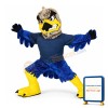 Grey & Blue Fierce Eagle Mascot Costume