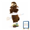 Sport Brown Hawk Mascot Costume