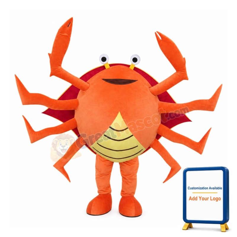 Crab Mascot Costume