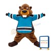 Happy Animal Beaver Mascot Costume