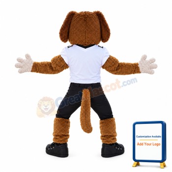 Power Sport College Dog Mascot Costume