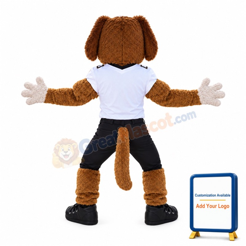 Power Sport College Dog Mascot Costume