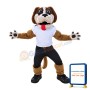Power Sport College Dog Mascot Costume