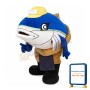 Affordable Blue Fish Mascot Costume