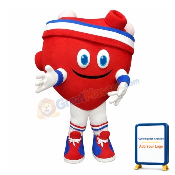 Realistic Heart Mascot Costume