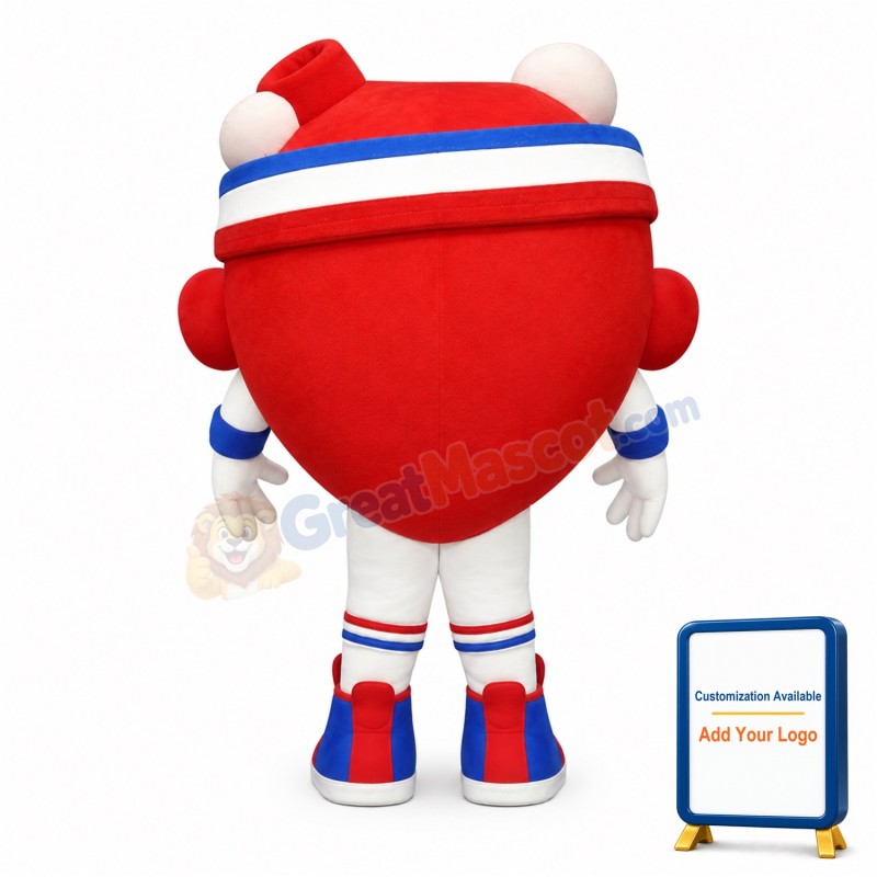 Realistic Heart Mascot Costume