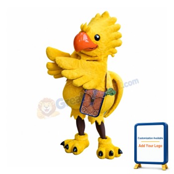 Yellow Parrot Mascot Costume