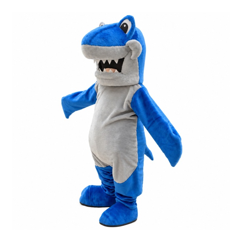Lightweight Blue Shark Mascot Costume