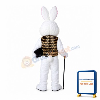 Red Eye Easter Bunny Mascot Costume