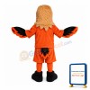 College Sport Hawk Mascot Costume