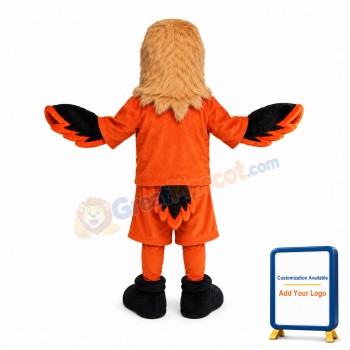 College Sport Hawk Mascot Costume