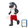Running Shark Mascot Costume