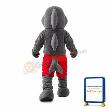 Running Shark Mascot Costume