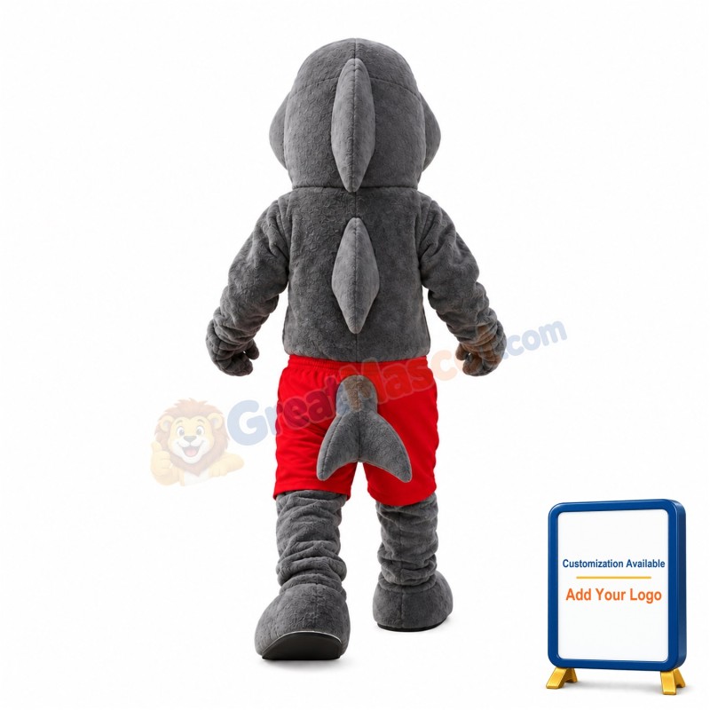Running Shark Mascot Costume